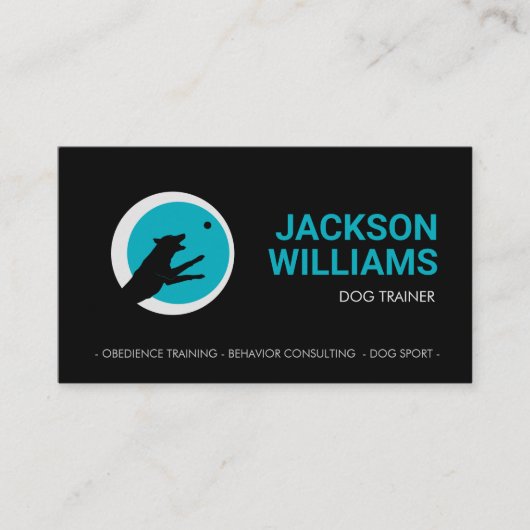 Dog Trainer - Canine Behaviorist Visitekaartje (Voorkant)