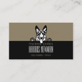 Dog Trainer | Dog Training School Visitekaartje (Voorkant)