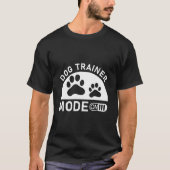Dog Trainer Dogs-modus bij honden T-shirt (Voorkant)