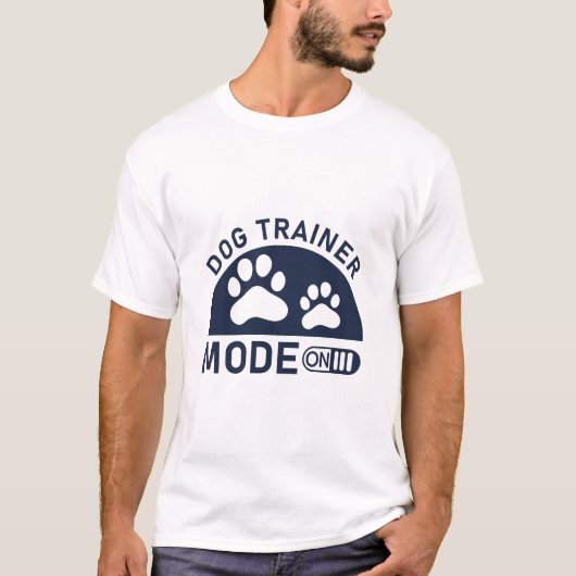 Dog Trainer Dogs-modus bij honden T-shirt (Voorkant)