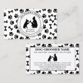 Dog Trainer Eenvoudige Pootjes Visitekaartje (Voorkant / Achterkant)