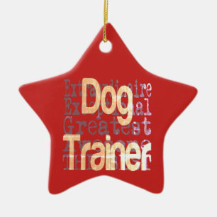 Dog Trainer Extraordinaire Keramisch Ornament