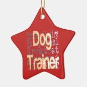 Dog Trainer Extraordinaire Keramisch Ornament (Links)