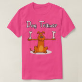 Dog Trainer Funny Career Occupation T-shirt (Design voorkant)
