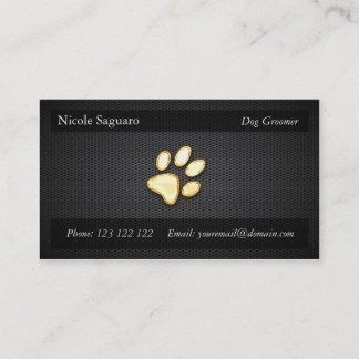 Dog Trainer Groomer Visitekaartje
