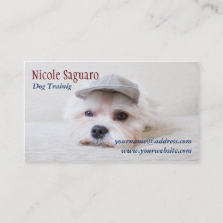 Dog Trainer Groomer Visitekaartje