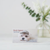 Dog Trainer Groomer Visitekaartje (Staand voorkant)