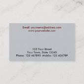 Dog Trainer Groomer Visitekaartje (Achterkant)