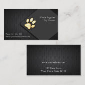 Dog Trainer Groomer Visitekaartje (Voorkant / Achterkant)