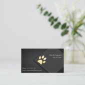 Dog Trainer Groomer Visitekaartje (Staand voorkant)
