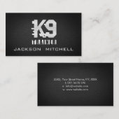 Dog trainer - K9 Trainer zwart-wit Visitekaartje (Voorkant / Achterkant)