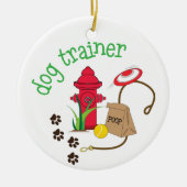 Dog Trainer Keramisch Ornament (Voorkant)