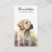 Dog Trainer Labrador Retriever Puppy Pet Visitekaartje (Voorkant)