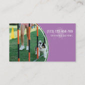 Dog Trainer | Lanceerschool voor honden Visitekaartje (Achterkant)