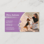 Dog Trainer | Lanceerschool voor honden Visitekaartje (Voorkant)