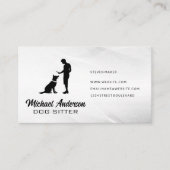 Dog Trainer Logo | Dog Sitting Services Visitekaartje (Voorkant)