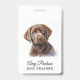 Dog Trainer Pet Services Badge