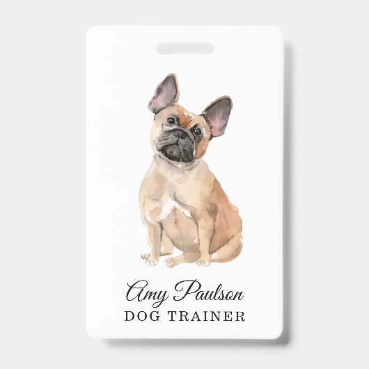 Dog Trainer Pet Services Badge (Voorzijde)