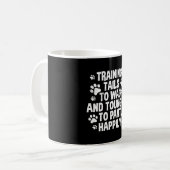 Dog Trainer Quote Koffiemok (Voorkant links)