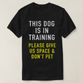 Dog Trainer & Reactive Dog In Training Design For T-shirt (Design voorkant)