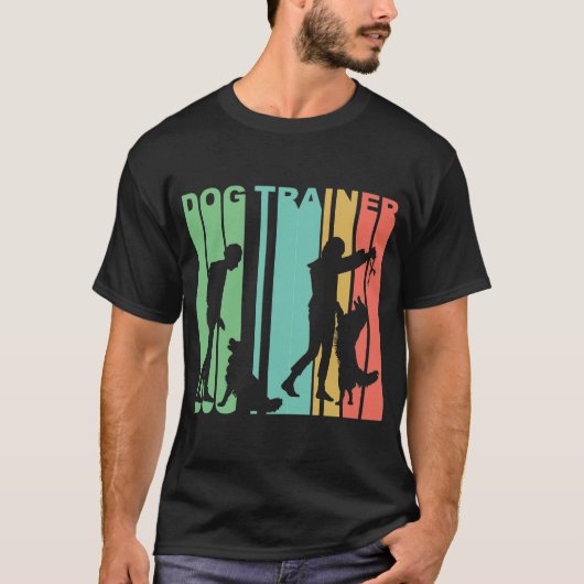 Dog Trainer Retro T-shirt (Voorkant)