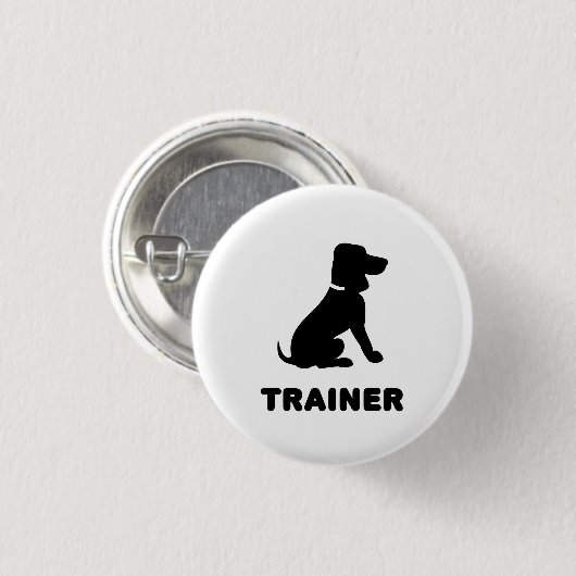 Dog Trainer Ronde Button 3,2 Cm (Voorkant /achterkant)