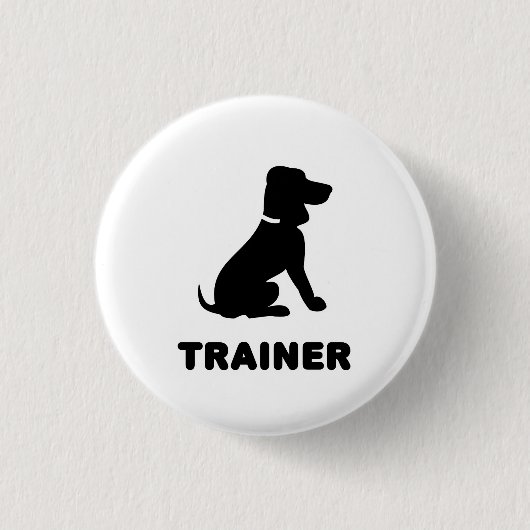 Dog Trainer Ronde Button 3,2 Cm (Voorkant)