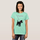 Dog Trainer Shirt Baby Ringer T-shirt met e-mail (Voorkant volledig)