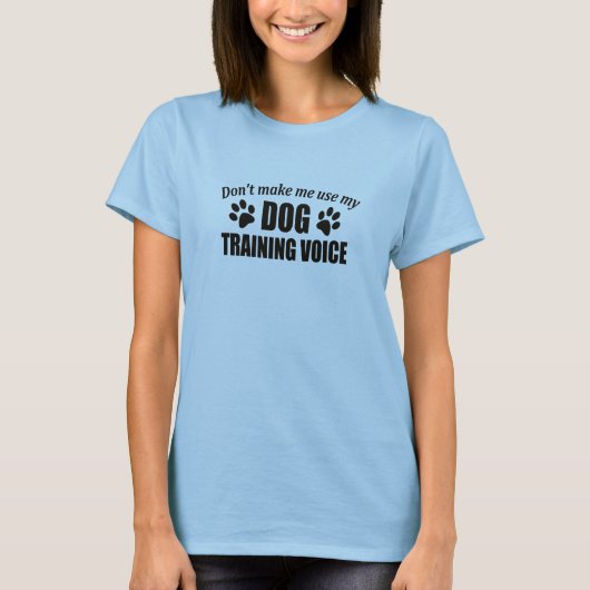 Dog Trainer T-Shirt voor vrouwen (Voorkant)