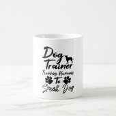 Dog Trainer training Humans om te spreken Koffiemok (Center)