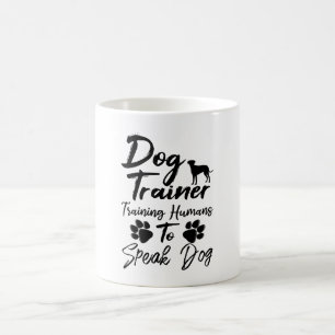 Dog Trainer training Humans om te spreken Koffiemok