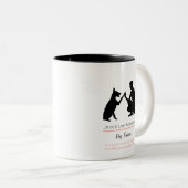 Dog trainer  Two-Tone coffee mug Tweekleurige Koffiemok (Voorkant rechts)