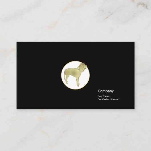 Dog Trainer Visitekaartje (Voorkant)