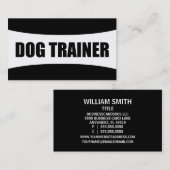 Dog Trainer Visitekaartje (Voorkant / Achterkant)