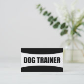 Dog Trainer Visitekaartje (Staand voorkant)