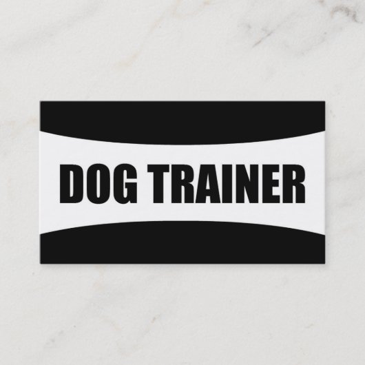 Dog Trainer Visitekaartje (Voorkant)