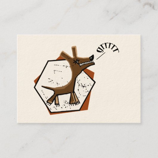 Dog trainer visitekaartje (Voorkant)