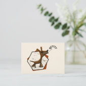 Dog trainer visitekaartje (Staand voorkant)