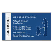 Dog Trainer Visitekaartje Magneten (Voorkant)
