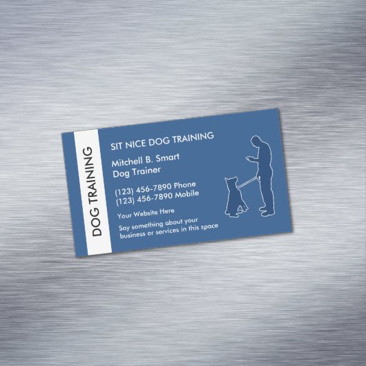 Dog Trainer Visitekaartje Magneten (Voorbeeld)