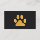 Dog Trainer Visitekaartje met Duitse Herder (Achterkant)