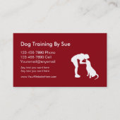 Dog Trainer Visitekaartjes (Voorkant)