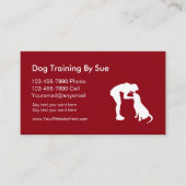 Dog Trainer Visitekaartjes (Voorkant)