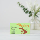 Dog Trainer Visitekaartjes (Staand voorkant)