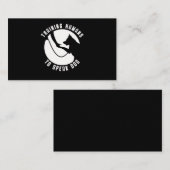 Dog Trainer Women Mannen Dog Agility Training Visitekaartje (Voorkant / Achterkant)