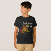 Dog-trainers zijn warm t-shirt (Voorkant volledig)