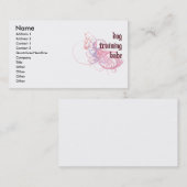 Dog Training Babe Visitekaartje (Voorkant / Achterkant)