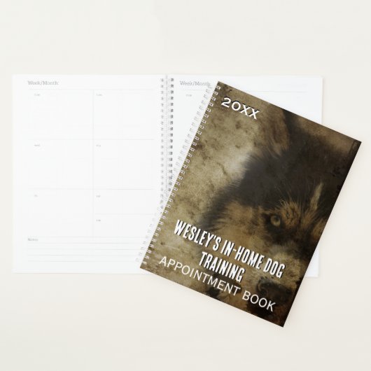 Dog Training Business Appointing Book Planner (Display)