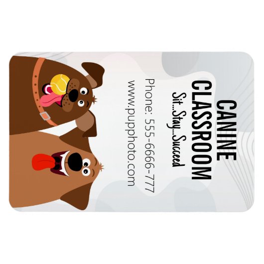 Dog Training Business Custom Magneet (Horizontaal)