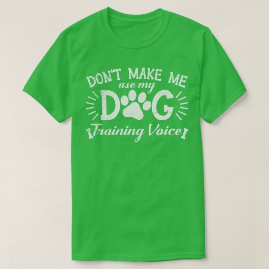 Dog Training Hondenliefhebbers Pet Dogs Trainer T-shirt (Design voorkant)
